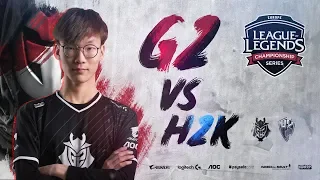 G2 Esports vs H2K  | EU LCS Summer Split: Week 7 - Day 1 Highlights