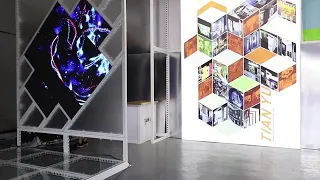 Modular trade show /exhibition M series system with led screen 2018 9 shanghai