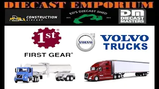 First Gear Volvo 1:87 HO Scale Semi Trucks