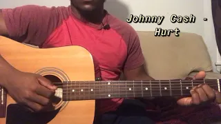 Hurt - Johnny Cash | Guitar Tutorial( How to play hurt)