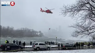 DRAMATIC VIDEO: Coast Guard attempts rescue at edge of Niagara Falls