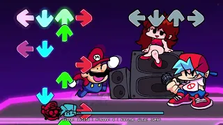 Friday Night Funkin' VS Speedrunner Mario FULL WEEK Animated Cutscenes Somethin