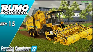 MINHA PRIMEIRA COLHEITA DE BETERRABA! O NEGOCIO QUE DA TRABALHO! | FARMING SIMULATOR 22 #15