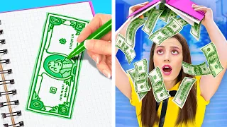 OMG! MAGIC DIARY GRANTS WISHES || Fun School Situations!  By 123 GO! LIVE