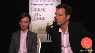 Clive Owen and Jaeden Lieberher Joke About Their Relationship in 'The Confirmation'