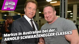 Markus fliegt nach Australien zur Arnold Schwarzenegger Classics