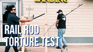 Torture Testing Rail Rods for San Diego Tuna Fishing