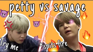 Yoonmin can’t go a day without fighting | Petty mochi vs Savage king, who wins?