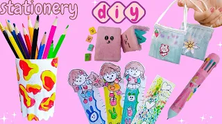 How to make cute stationery supplies/ DIY kawaii stationery/ Homemade stationery craft