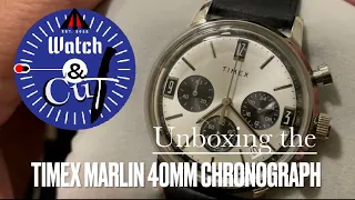 A Quick Look at The Timex Marlin Chronograph, a watch with retro vibes.
