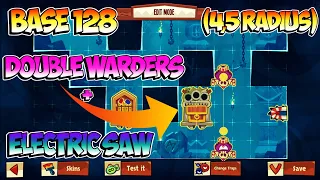 King of Thieves | Base 128 Double Warders + Electric Saw | Perfect for Goldens | #kot #kingofthieves