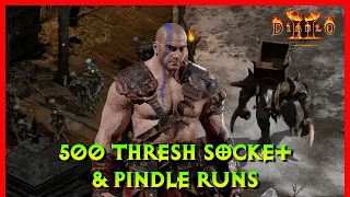 Diablo 2 Resurrected - 500  Pindle and Thresh Socket Runs, Drop Highlights. Sweet Phil