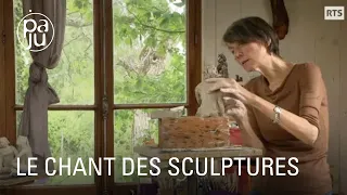 Sylvie, sculptrice et femme de cœur dans son petit paradis