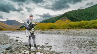 Big Brown Trout in Stunning Rivers - A Fly Fishing Dream