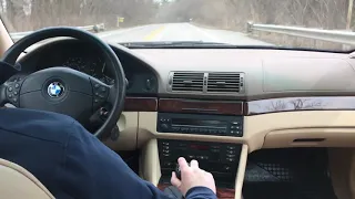 2000 BMW 540i 6 speed driving video