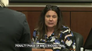 Convicted triple murderer Brice Rhodes' stepmother speaks about his childhood during opening