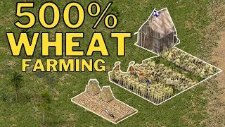 500% Wheat Farming In Stronghold Crusader | Wheat Farming Trick Stronghold Crusader