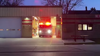 Rockford, IL Fire Department Engine 2 responding to a medical call