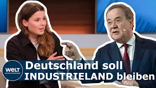 KLIMANEUTRALES DEUTSCHLAND: Kanzlerkandidat Laschet will trotz Klimaschutz Stahlindustrie behalten
