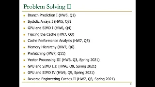 Digital Design & Computer Architecture - Problem Solving II (ETH Zürich, Spring 2022)