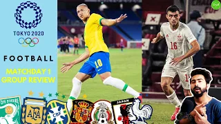 Brazil Thump Germany 4-2 | Tokyo Olympics Football Groups Review Matchday 1 | Olympics 2021