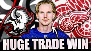 THIS TRADE IS ALREADY A HUGE WIN FOR THE BUFFALO SABRES (BOWEN BYRAM DOMINATES VS DETROIT RED WINGS)