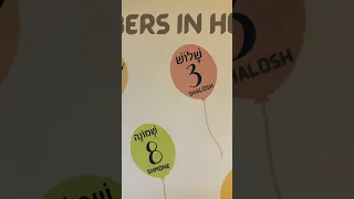 Learn numbers 1-10 in Hebrew | Counting in Hebrew | Hebreo | מספרים עד 10 | לומדים לספור עד עשר