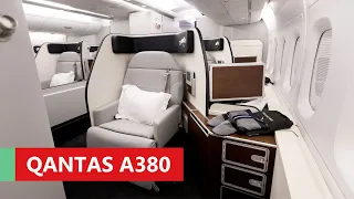 Qantas' A380 has all-new cabins with plenty of legroom.