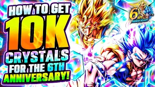 How To Get 24,000 CHRONO CRYSTALS For Dragon Ball Legends 6TH YEAR ANNIVERSARY!!! NEW RECORD!!!