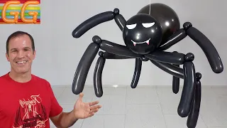 halloween decorations DIY - How to make a Balloon Spider