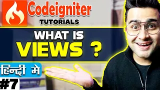 Codeigniter Tutorial in Hindi (What is Views) | Part-7