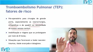 Tromboembolismo Pulmonar (TEP): entenda o que é! | Embolia | Trombose | Prof. Dr. Victor Proença