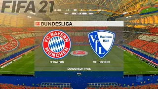 FIFA 21 - Bayern Munich vs Bochum - Bundesliga 2021/2022 | Predictions & Gameplay