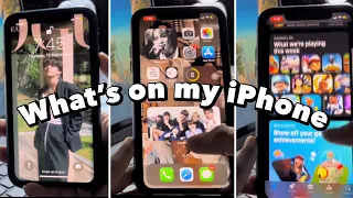 What’s on my iPhone || K-pop edition, aesthetic, widgets, editing apps, productivity, n much more