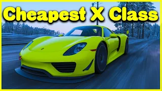 The Ultimate Cheapest X Class Car - How to Tune the Porsche 918 Spyder (Forza Horizon 4)