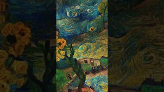 WOW !! Zoom in the style of Van Gogh' | AI trip | trippy visuals | psychedelic #shorts