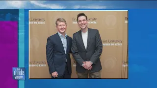 Brendan catches up with Ken Jennings at Bryant University - The Rhode Show, 5/11/23
