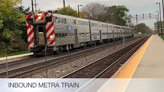 The Complete Metra Morning Rush Hour On The Alternate Schedule At Fairview Ave On October 14, 2020