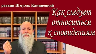 Главный раввин Днепра Шмуэль Каминецкий о сновидениях