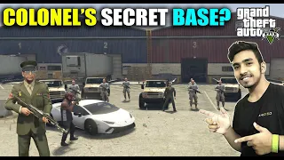 GTA 5 : MILITARY COLLONEL'S SECRET BASE FOUND? | MOD GAMERZ | TECHNO GAMERZ GTA V GAMEPLAY #87