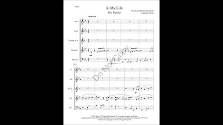 In My Life (the Beatles) for Woodwind Quintet