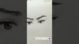 Easy way to draw anime eyes!!🔥#shorts