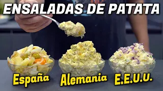 3 ENSALADAS de PATATA para combatir el calor ¡DELICIOSAS!