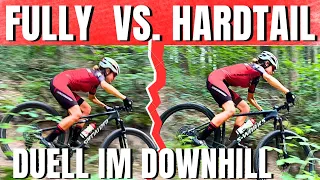 Fully vs. Hardtail: Downhill-Duell (Wer ist schneller?) #mountainbike #radsport #fully #hardtailmtb