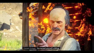 RDR2 - If you Mess Up Granger's Farm, you'll get a Different Cutscene
