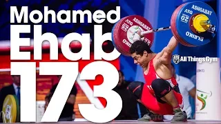 Mohamed Ehab 🇪🇬 173kg Snatch World Record Slow Motion 2018 World Weightlifting Championships