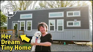 Retired and living affordably in a tiny house of her dreams