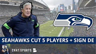 Seahawks Cut 6 Players To Get Down To 85-Man Roster + Sign Defensive End | Seattle Seahawks News