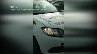 Авария с такси в Тверицах