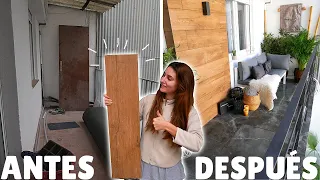 SMALL TERRACE Remodeling😱 (STEP BY STEP) 🔨 WITH LITTLE MONEY💲💸